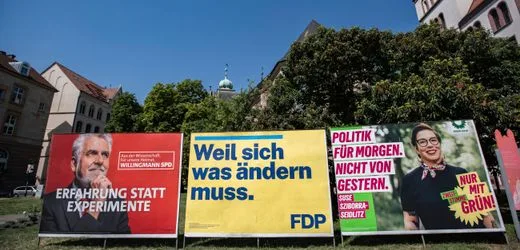 Berliner Wahl zum Abgeordnetenhaus: Angriffe auf Wahlplakate und Parteimitarbeiter