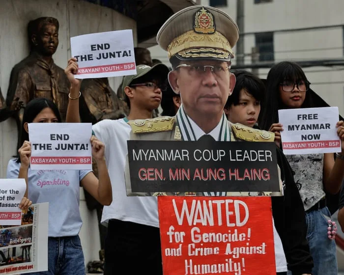 Blunder in, abandon allies and court a dictator: it’s the Trump doctrine, now playing out in Myanmar | Steve Bloomfield