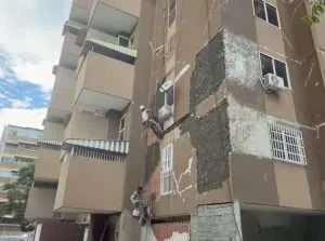 Avanzan trabajos de rehabilitación en residencias Las Fuentes en Caracas