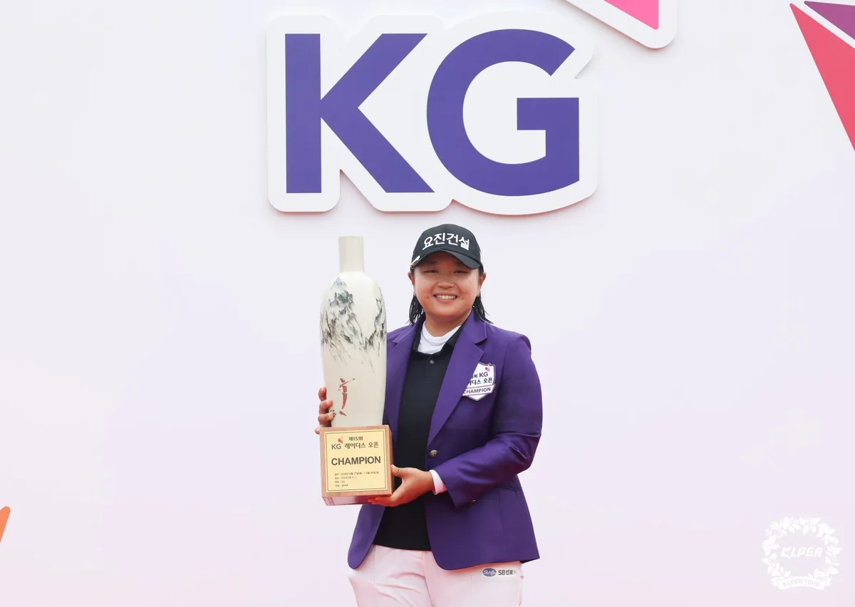 신다인, KG 레이디스 오픈 첫 2연패…“신들린 날이었다”