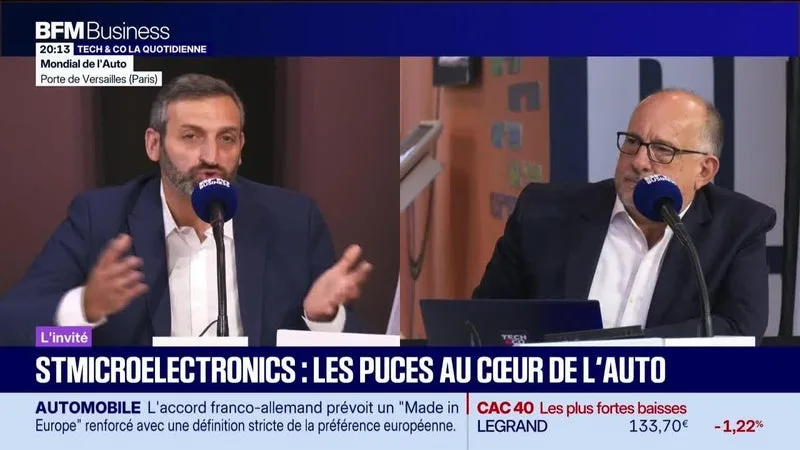 Pierre-Yves Berger (STMicroelectronics) : STMicroelectronics, les puces au cœur de l’auto - 15/10