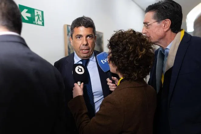 Mazón desvincula el ES-Alert tardío de las muertes por la dana
