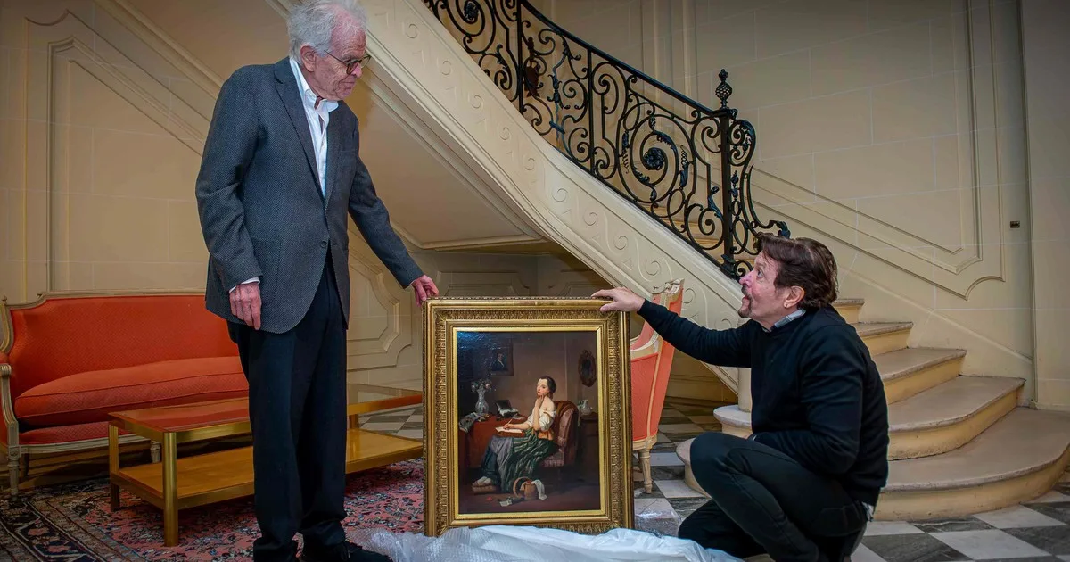 El misterioso cuadro de San Martín y su amante desconocida llegó al Museo de Arte Decorativo