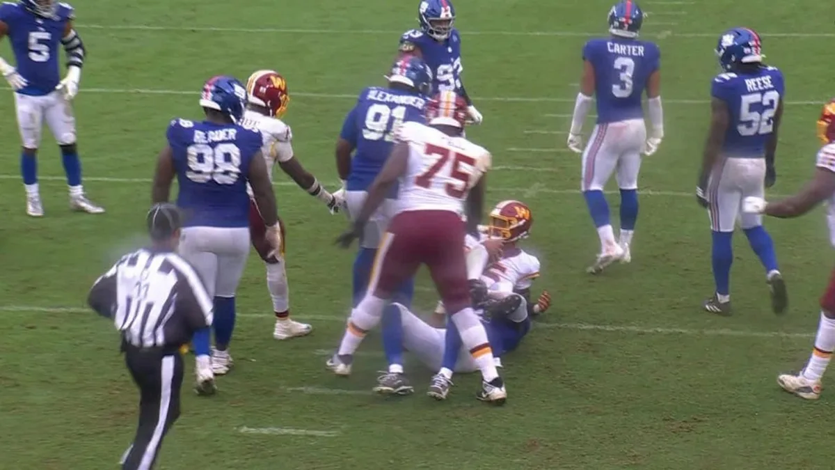 Commanders’ clock blunder leads to wild tie with Giants