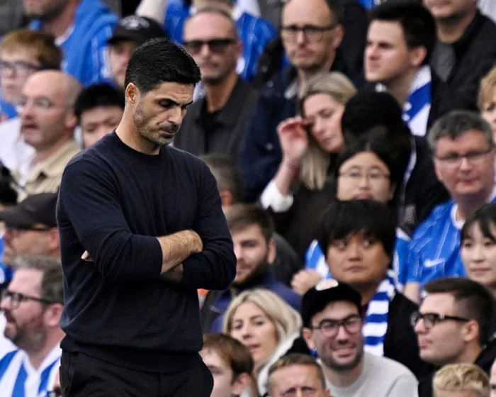 ‘They deserved to win’: Arteta left humbled by Brighton defeat