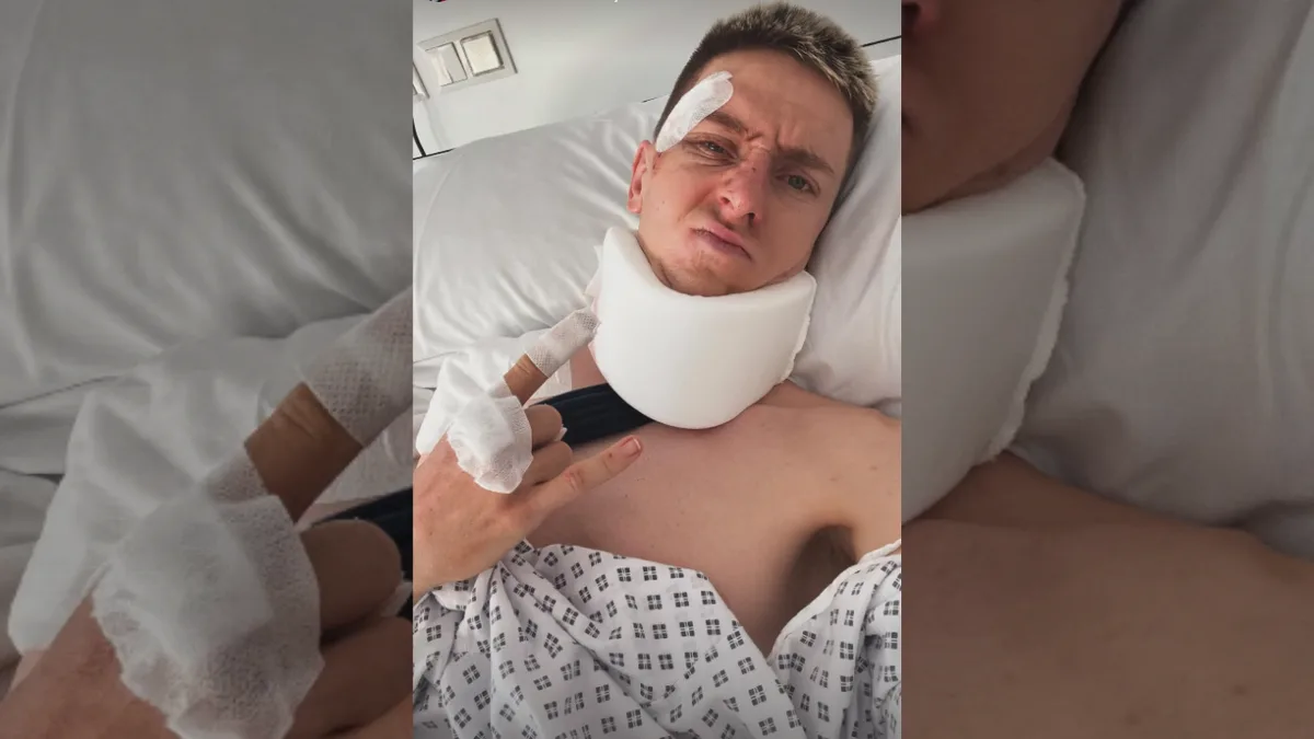Pogacar n’a pas perdu son sens de l’humour, malgré sa violente chute sur le Tour d’Espagne