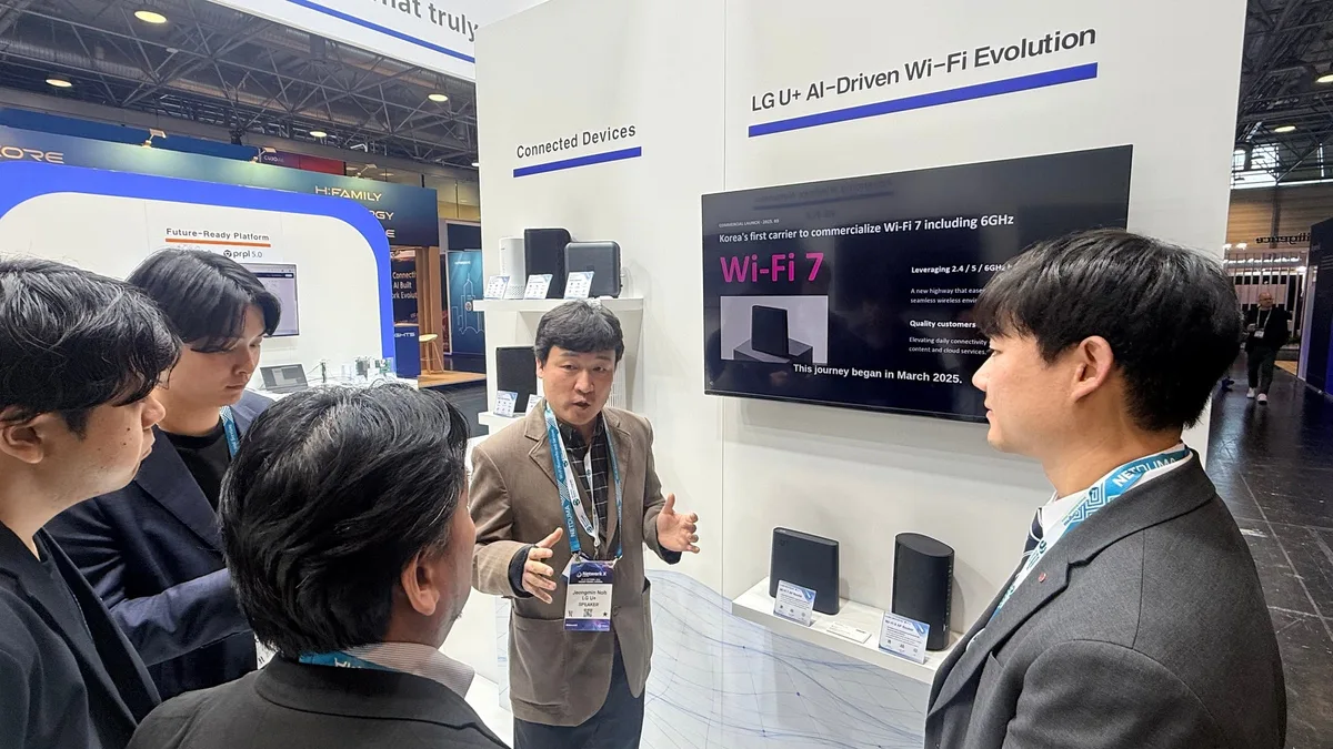 LGユープラス、欧州でAI次世代Wi-Fi披露
