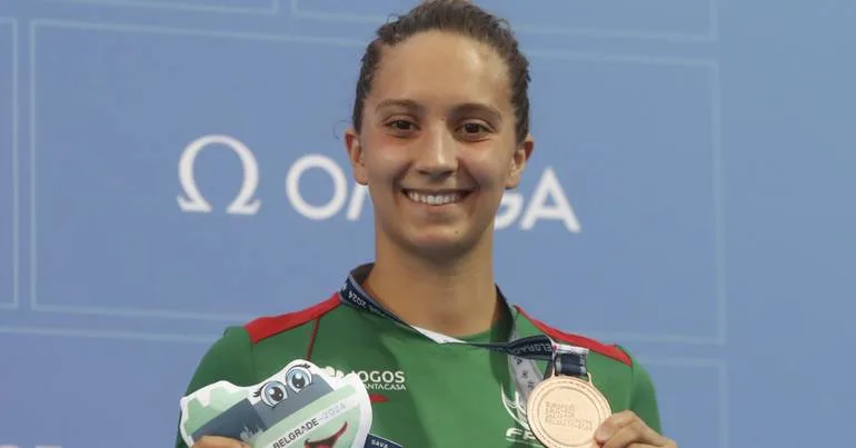 Taranto2026. Francisca Martins conquista quarta medalha