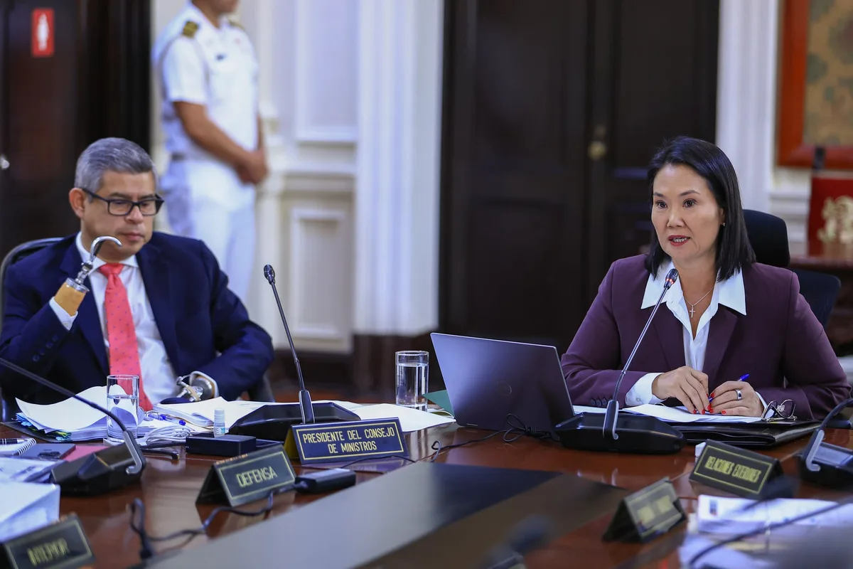 Gobierno de Keiko Fujimori aprueba 66 pedidos de facultades legislativas y los enviará este viernes al Congreso