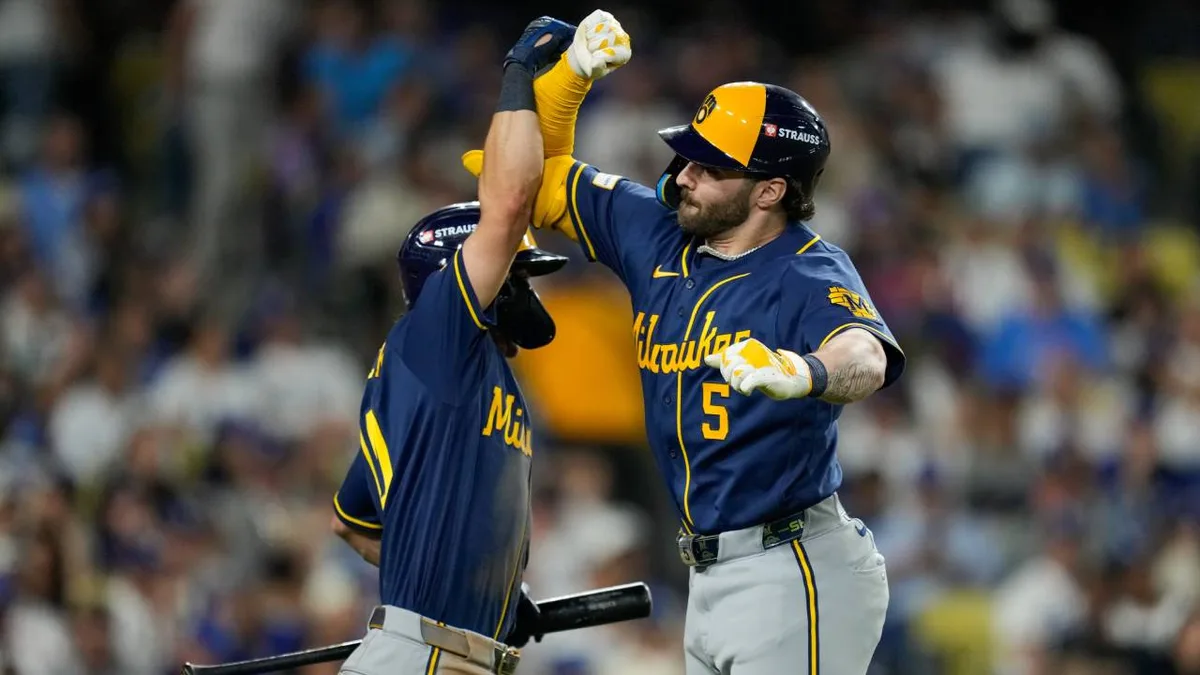 Brewers sweep Dodgers in NLCS to book ticket to World Series