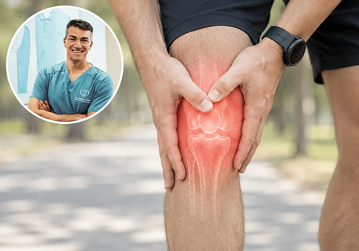 Juanjo López, especialista en traumatología: «Si adelgazas un kilo, le quitas a tu rodilla 4 kilos de peso»