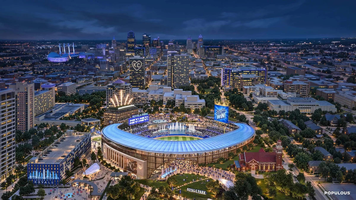 Kansas City Royals Release New Downtown Stadium Renderings