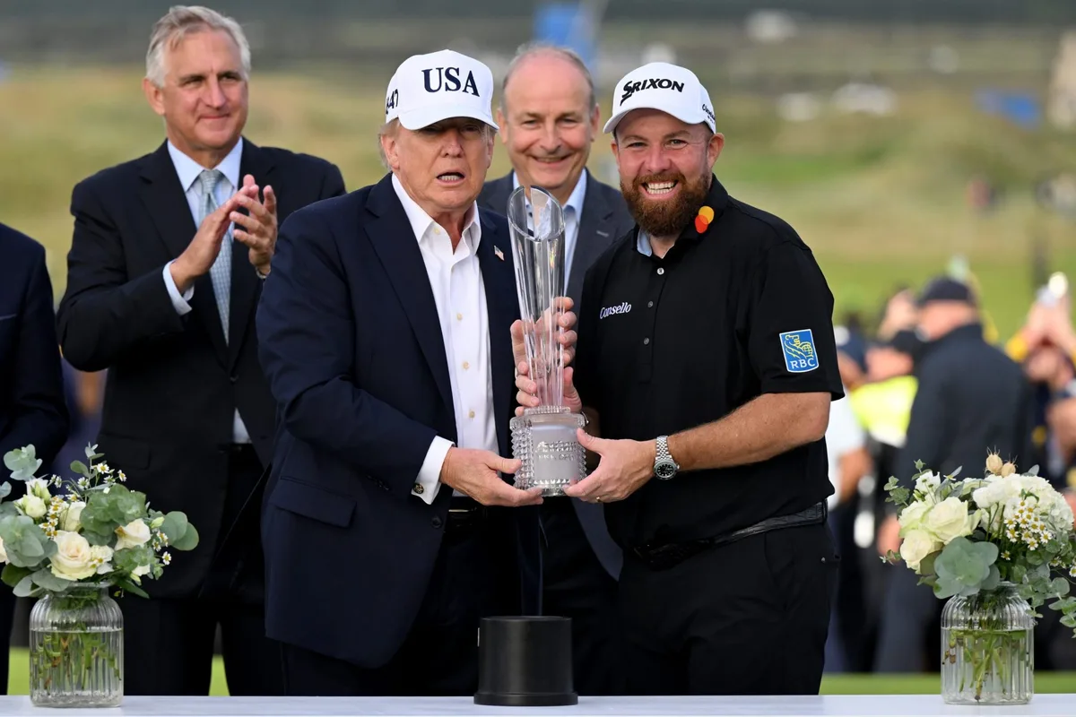 ‘Everybody’s been bugging me’ — Trump says he’ll remove his 10% tariff on Irish whiskey during trophy ceremony at a golf tournament in Ireland