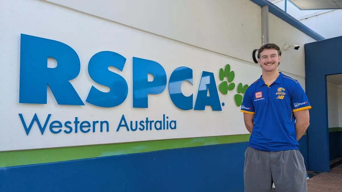West Coast Eagles young gun Archer Reid becomes RSPCA WA’s newest ambassador