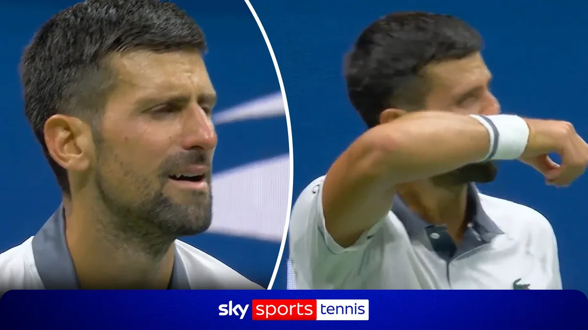 Djokovic breaks down in tears midway through deciding set in shock defeat
