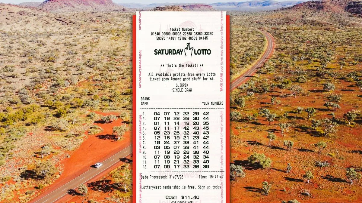 Lotto: Paraburdoo punter $1m richer after a ticket sold in the Pilbara town wins Saturday draw