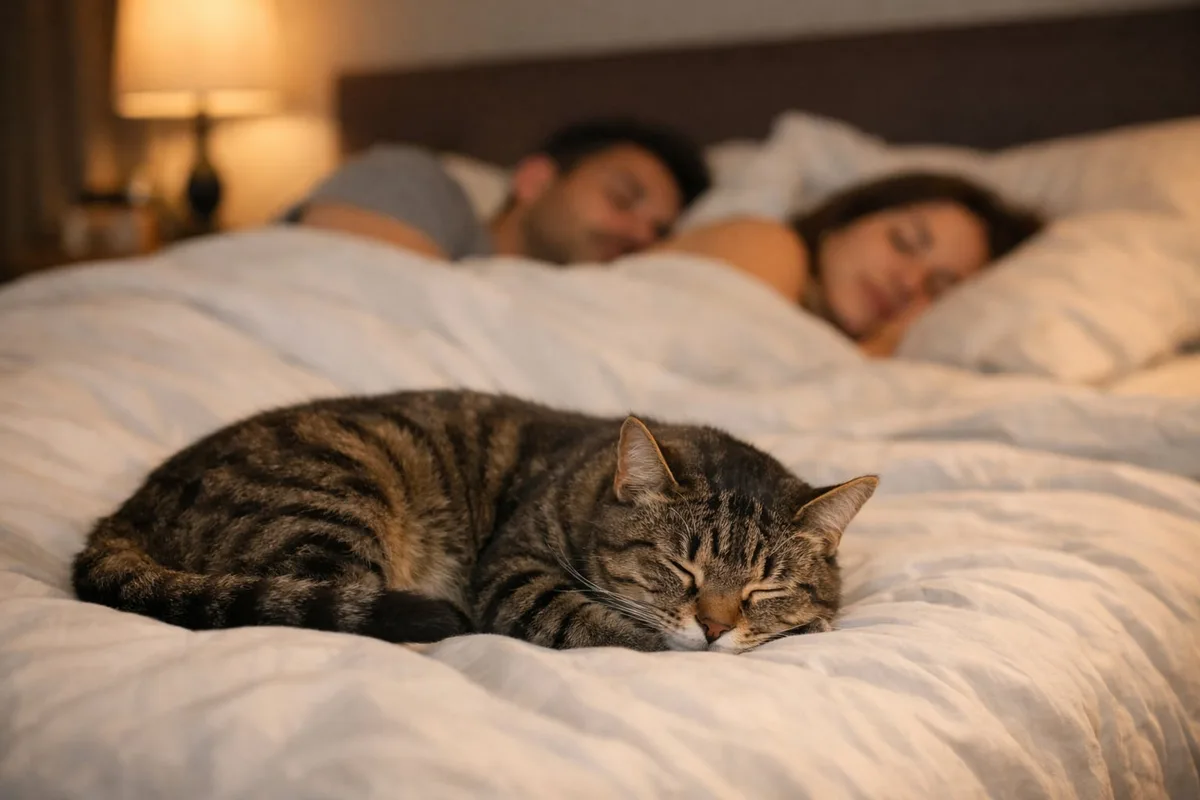 Los expertos en felinos coinciden: que un gato duerma contigo no es siempre señal de afecto, estas son las razones