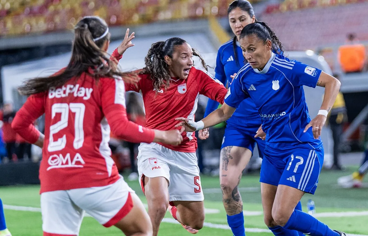 El clásico Santa Fe vs. Millonarios por la Liga Femenina terminó en pelea: así comenzó el choque