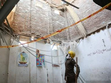 Roof collapse at Pakistan school kills 32 students, 1 teacher