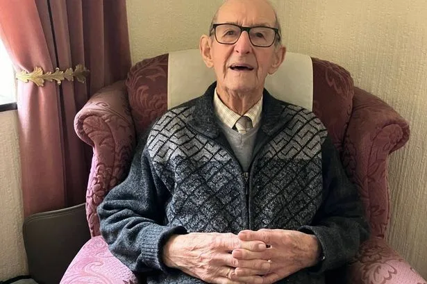 Oldest man in Wales turns 107 and puts health down to one meal and two words