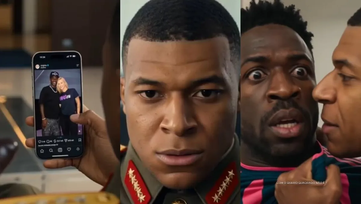 A novela de IA de Mbappé que conta com participação de Vini Jr. e Virginia
