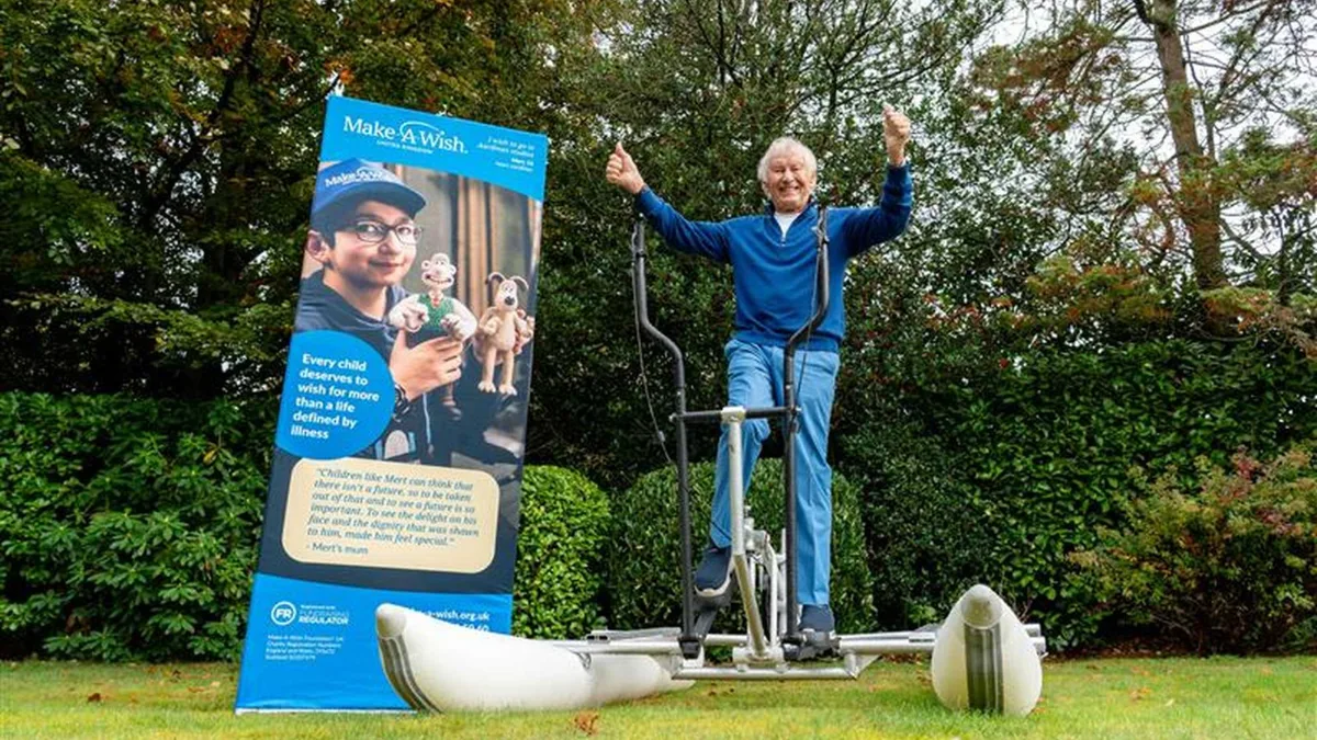 82-year-old Tony Fahey builds ‘walking on water’ machine for charity record