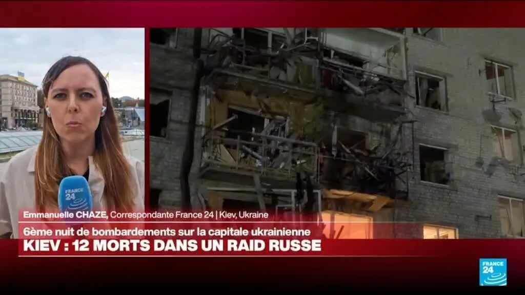 Guerre en Ukraine : sixième nuit consécutive de bombardements russes contre Kiev