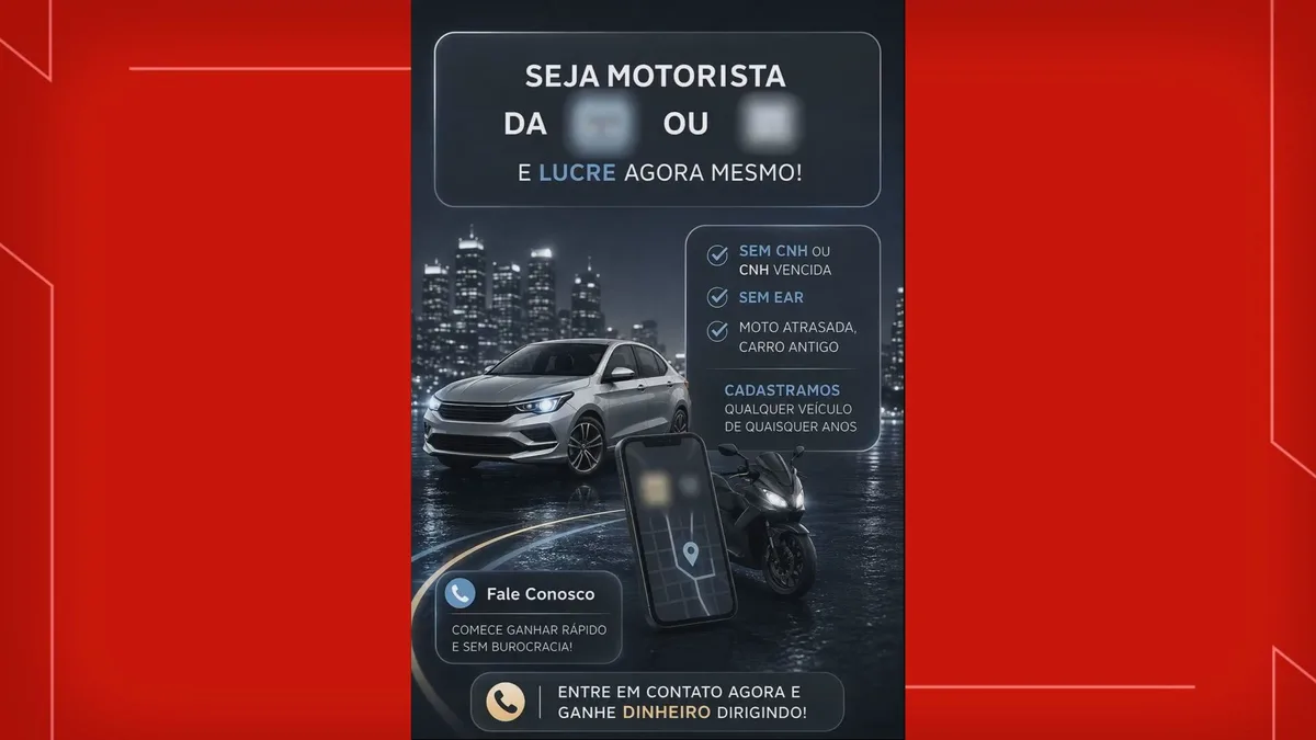 Grupo suspeito de cadastrar motoristas com antecedentes criminais ou sem CNH em app é preso no DF