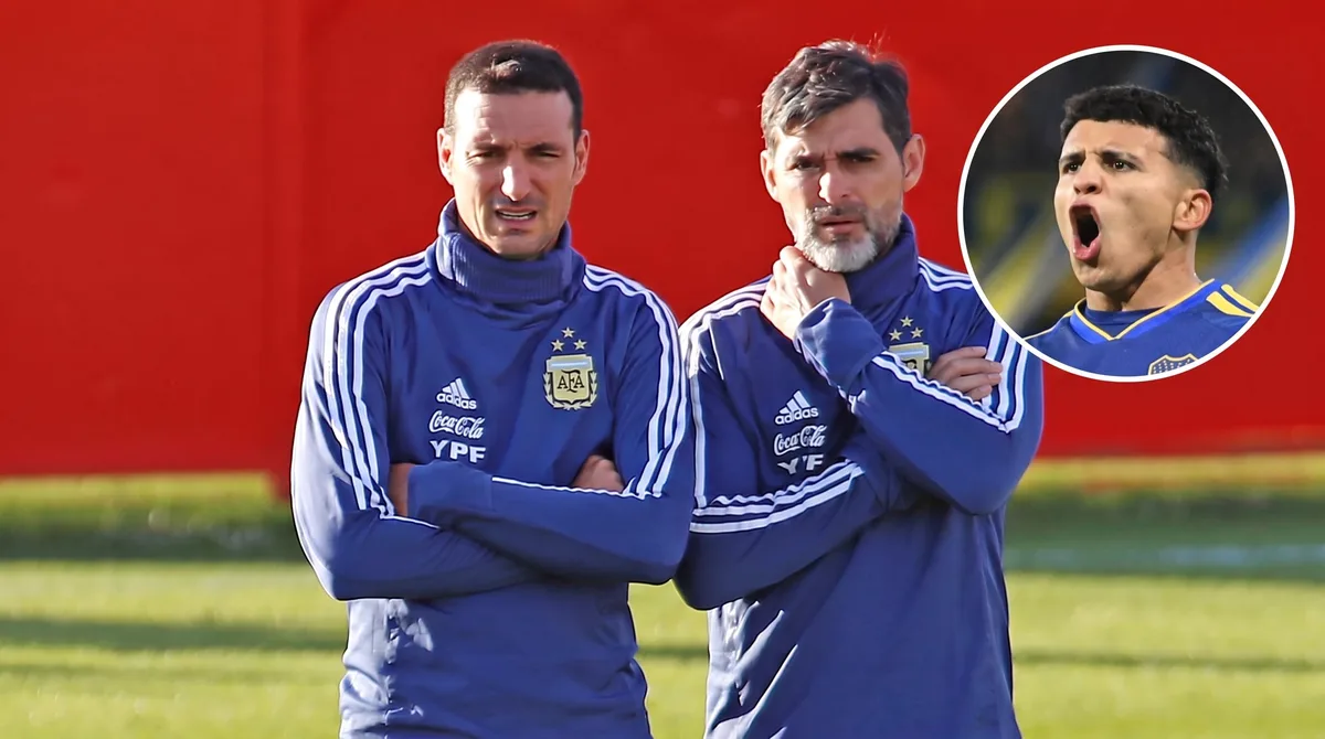 El llamado de atención que el cuerpo técnico de la Selección le hizo a la promesa de Boca Leo Flores: “Se lo dijo Scaloni”