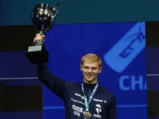 Championnat d’Europe de tennis de table. « Je ne pouvais pas m’attendre à ça » : Félix Lebrun réagit à ses deux titres