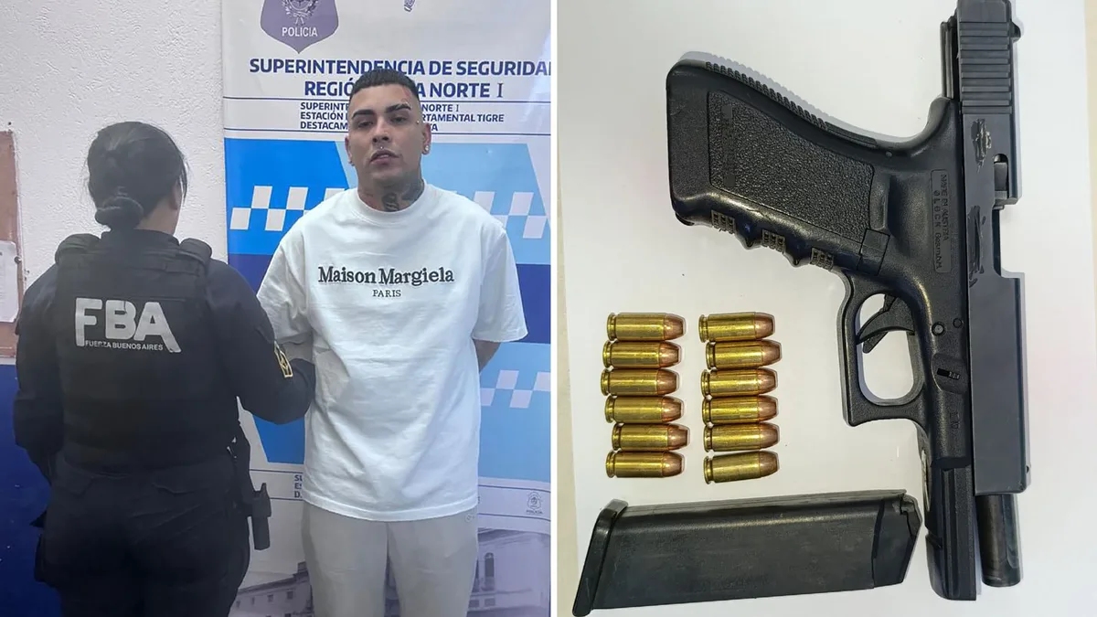 Detuvieron al cantante Callejero Fino con un arma de guerra ilegal: iba al cumpleaños del novio de María Becerra