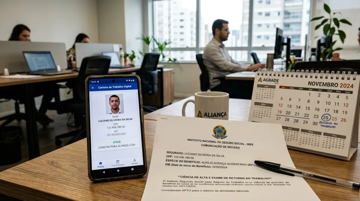 Funcionário sofre acidente de trabalho, fica afastado por meses e descobre que a empresa pretende demiti-lo logo após a alta do INSS
