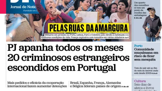 Hoje é notícia: Criminosos escondidos em Portugal; Superior trava AIMA