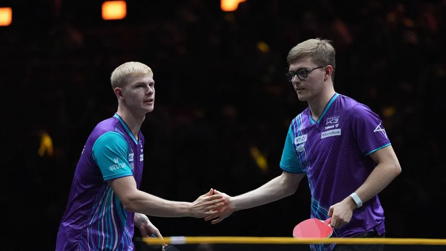Les frères Lebrun sacrés champions d'Europe du double messieurs en tennis de table