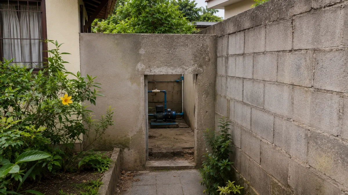 Novo proprietário fecha abertura existente no muro e vizinha perde único acesso à bomba de água utilizada havia 16 anos