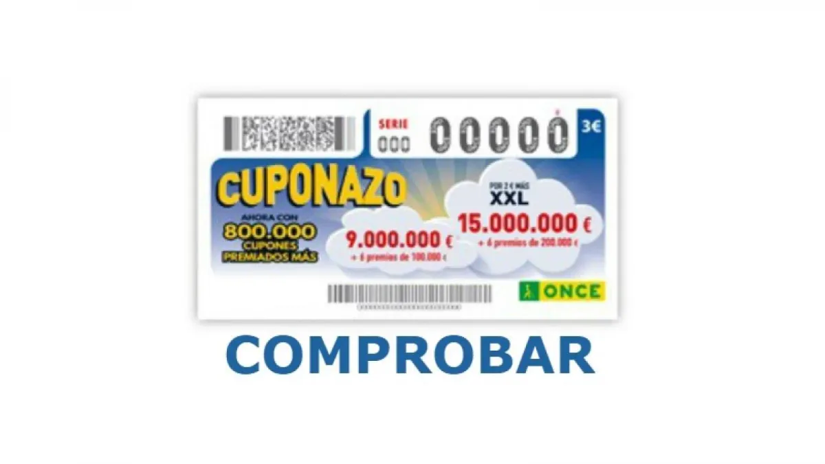 Comprobar cuponazo ONCE: resultados de hoy, viernes 18 de septiembre de 2026