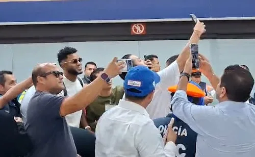 Miguel Borja, nuevo refuerzo del América, ya está en la Ciudad de México