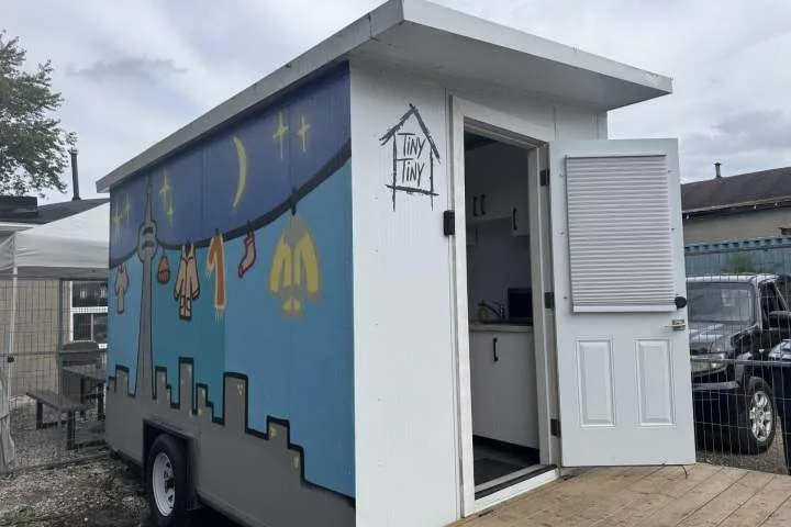 Micro-shelter village being built in Scarborough