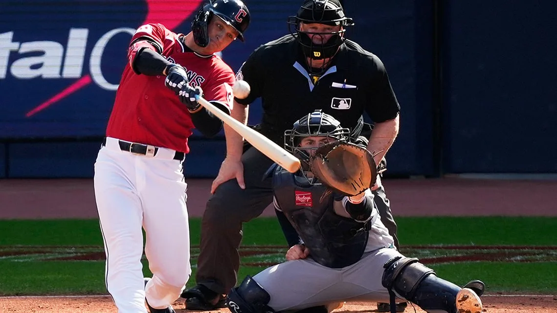 Guardians take 2-1 ALCS lead on Petey Halpin homer and outpitching Rays