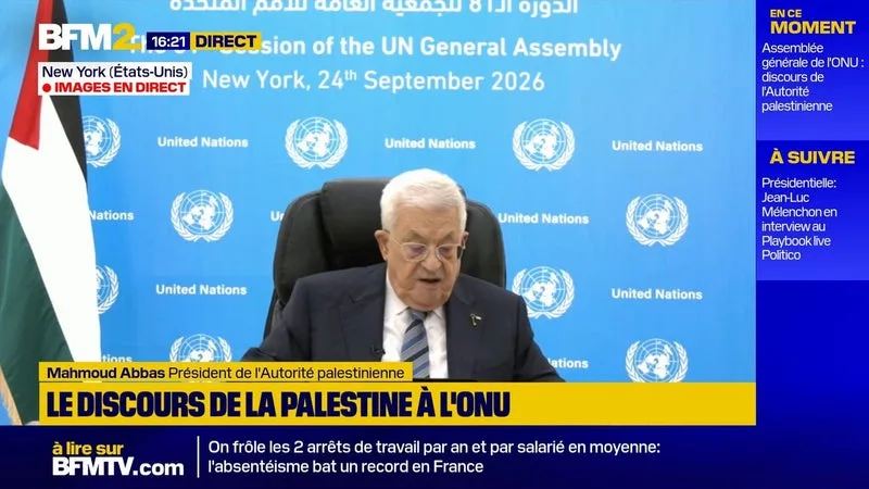 La politique israélienne menace "jusqu'à la vie et l'existence" des Palestiniens, dénonce Mahmoud Abbas