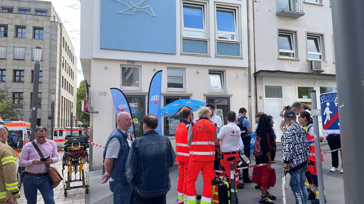 Neun Verletzte nach Attacke auf AfD-Stand in Rheinland-Pfalz