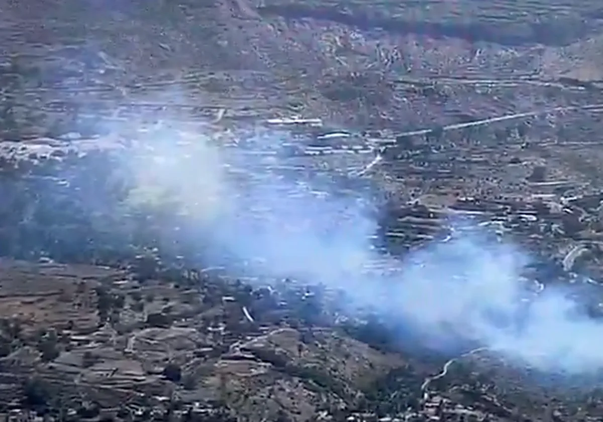 El fuego en Santa Lucía, en Gran Canaria, obliga a desalojar seis viviendas