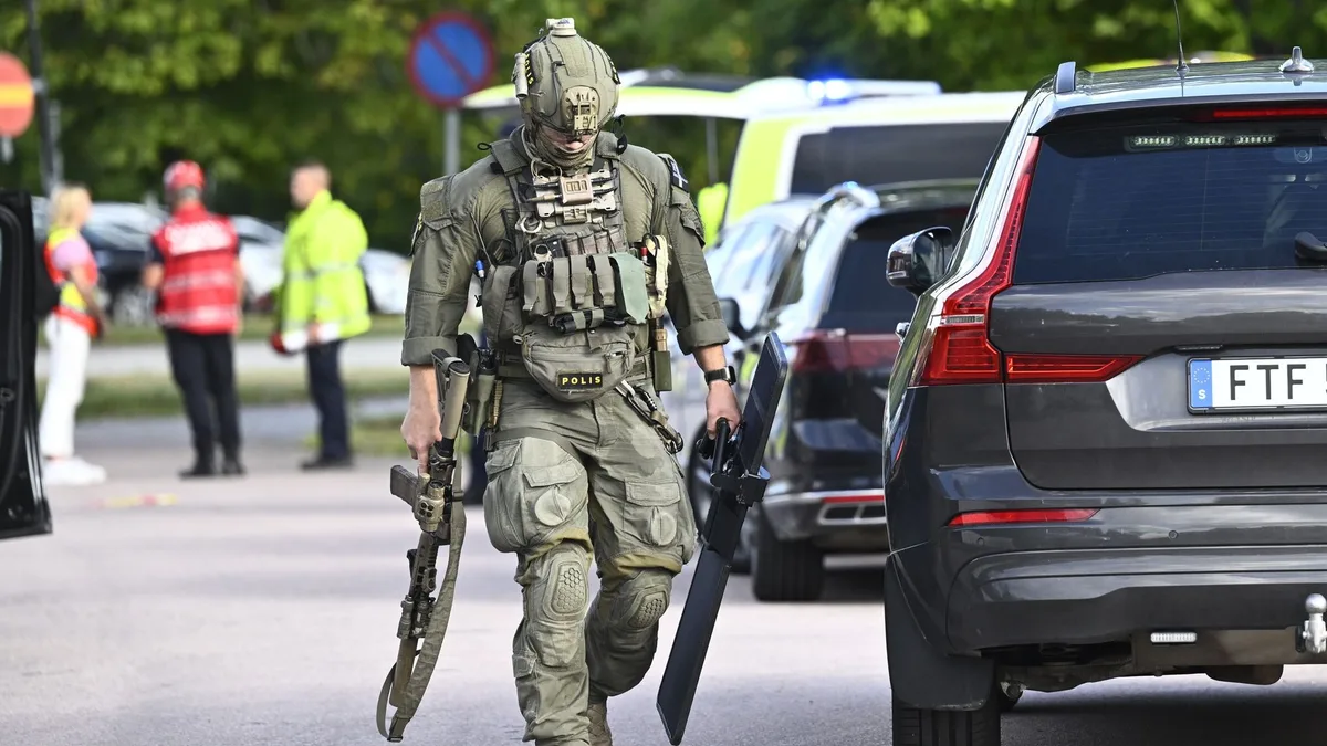 '17-year-old girl killed' in sword attack at Swedish school