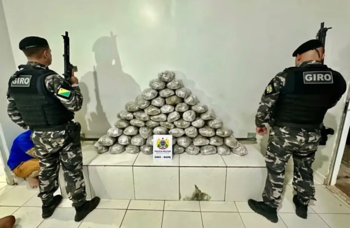 PMAC apreende mais de 55 quilos de droga em Rio Branco