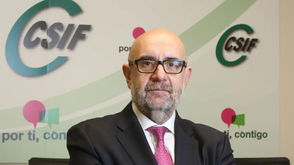 Miguel Borra, presidente de CSIF: "No secundamos la huelga, excede el ámbito laboral y es dos días antes de la campaña"