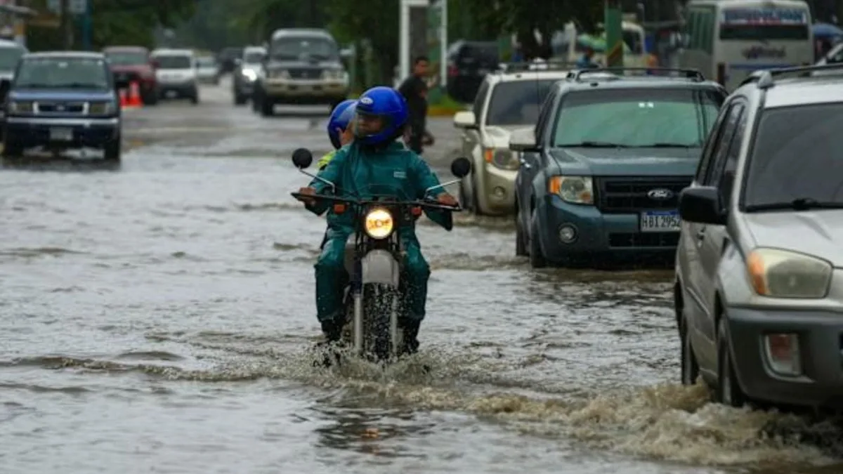 Honduras bajo alerta verde: lluvias y tormentas amenazan al Distrito Central y Lago de Yojoa