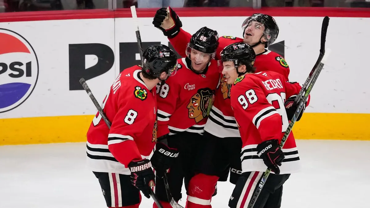 NHL Roundup: Levshunov scores in OT as Blackhawks beat Jets