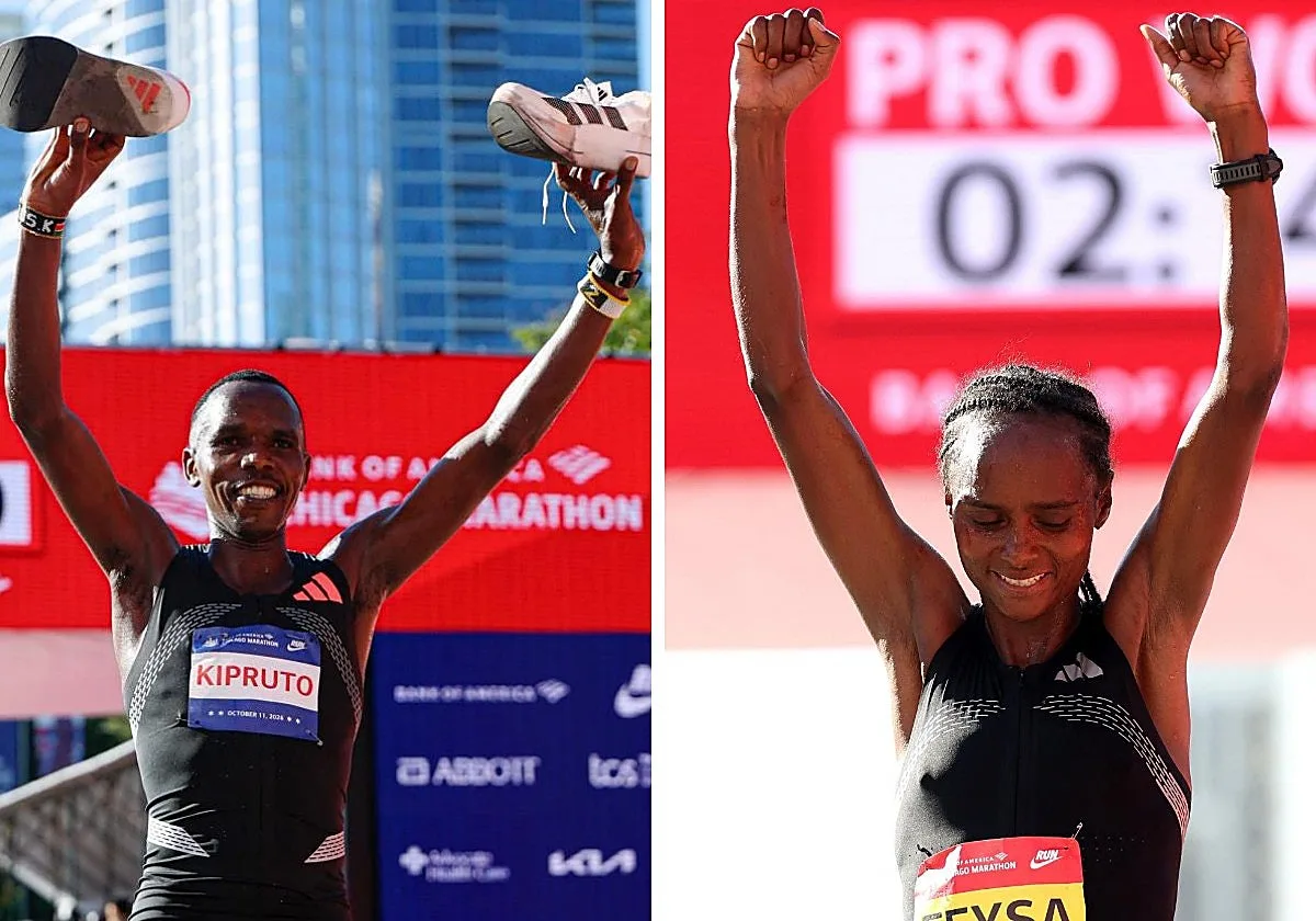 Kipruto y Feysa conquistan Chicago; Kiplimo se funde