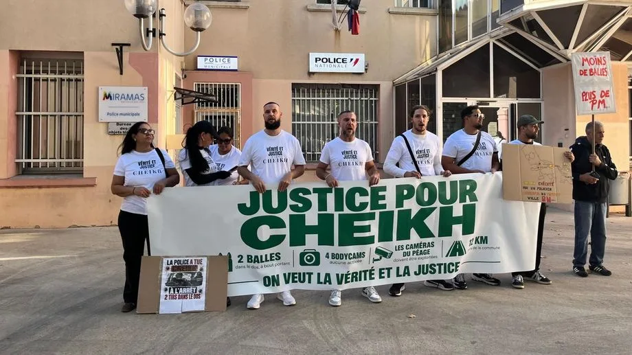 80 personnes présentes à Miramas pour la marche blanche en hommage à Cheikh, tué par un policier municipal du Pontet