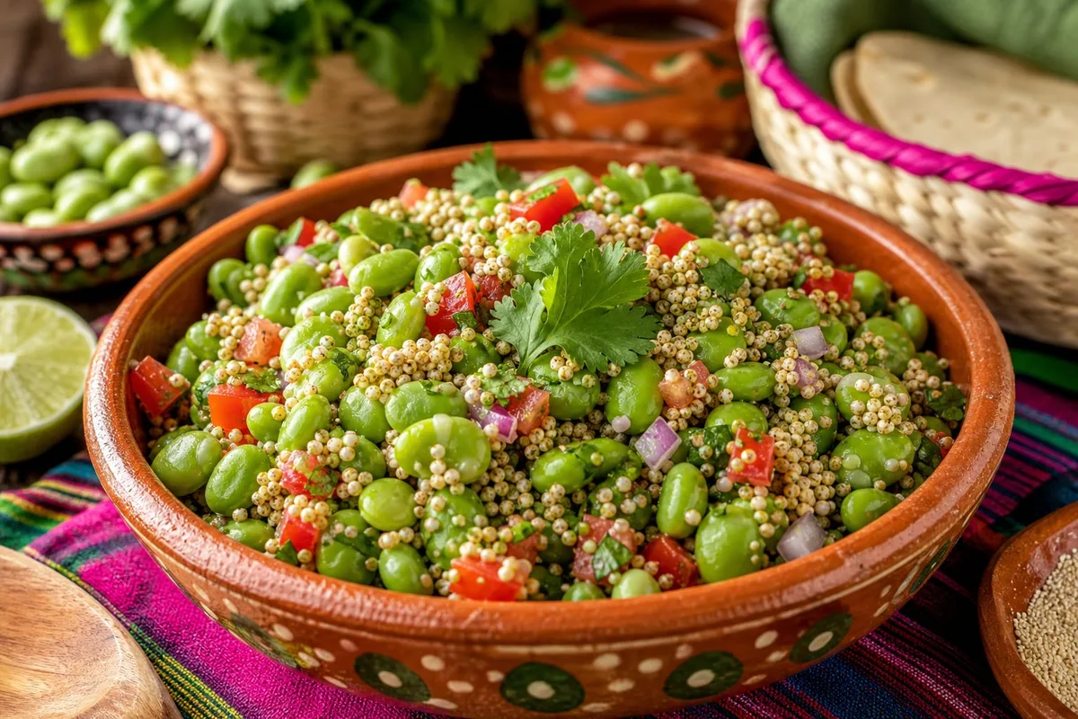 Ensalada de habas y amaranto: cómo preparar esta receta fresca, nutritiva y con sabor mexicano